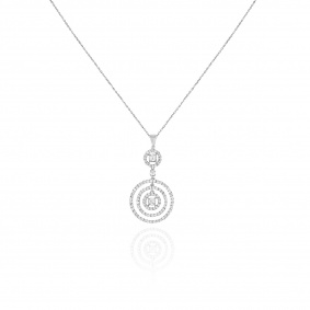 White Gold Diamond Drop Pendant 1.21ct TDW White Gold Diamond Drop Pendant 1.21ct TDW